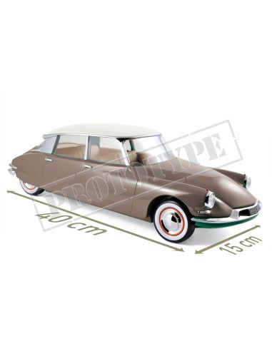 1:12 Citroën DS 19 1959 -Marron Glacé&BlancCarrare