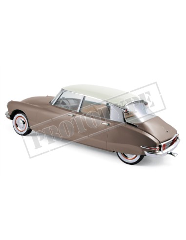 1:12 Citroën DS 19 1959 -Marron Glacé&BlancCarrare
