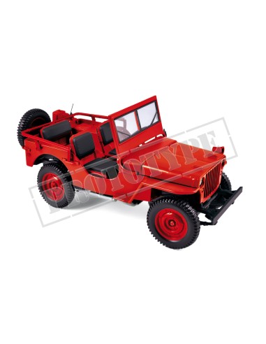 1:18 Jeep 1942 -Red