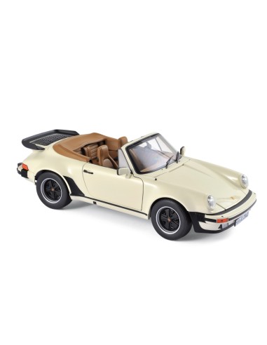 1:18 Porsche 911 Turbo Cabriolet 1987 Ivory