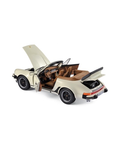 1:18 Porsche 911 Turbo Cabriolet 1987 Ivory