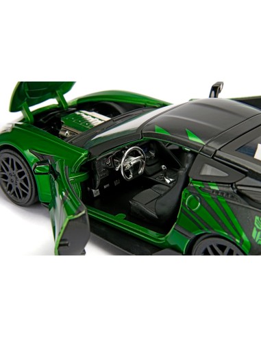 1:24 Transformers 5 2016 Corvette Crosshairs Green