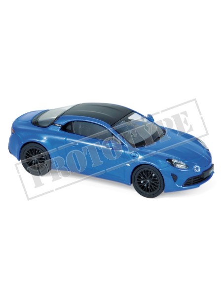 1:43 ALPINE A110 S 2019-ALPINE BLUE&CARBON ROOF