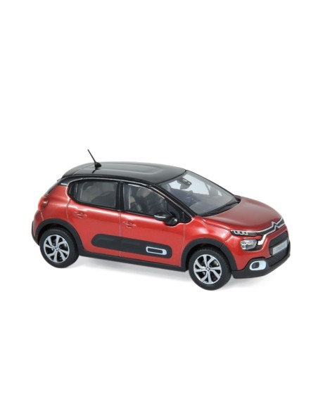 1:43 CITROEN C3 2020 RED & BLACK ROOF