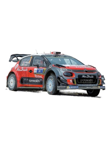 1:64 Citroën C3 WRC "Rallye du Mexique 2017" x6