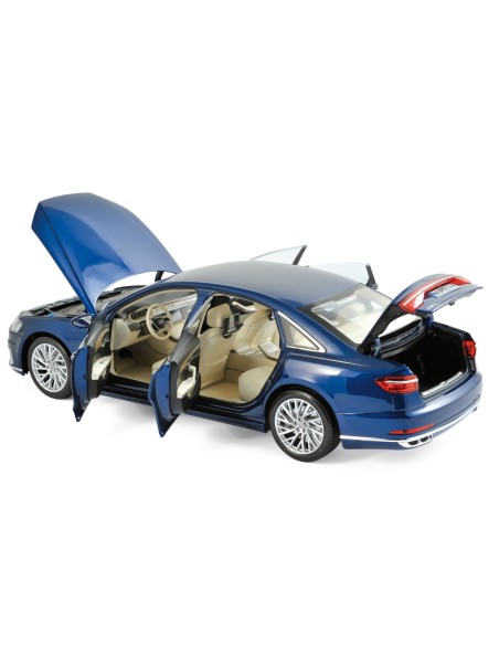 1:18 Audi A8 L 2017 - Blue metallic