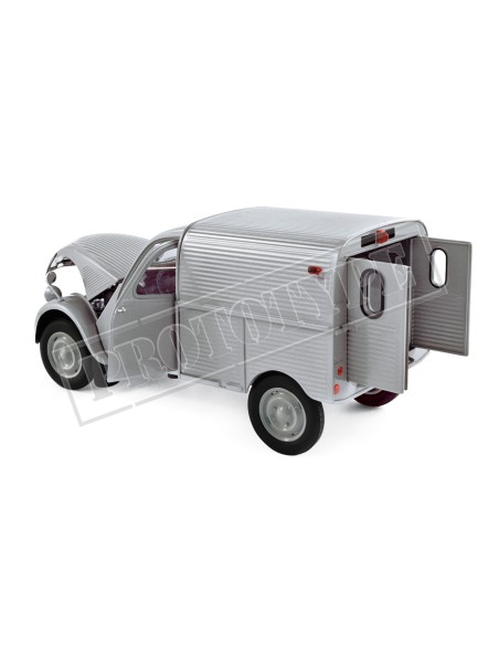 1:18 Citroën 2CV Fourgonnette 1957 -Grey