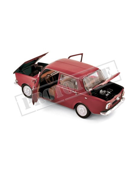 1:18 Simca 1000 LS 1974 - Amarante Red