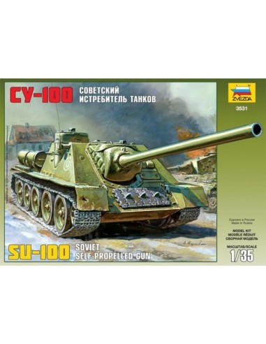 1:35 Soviet Self-propelled Gun Su-100