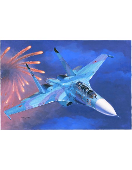 1:72 Russian Su-27UB Flanker C Fighter