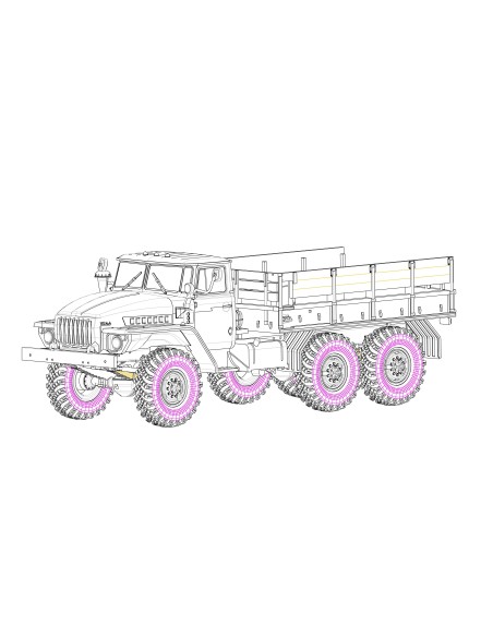 1:72 RUSSIAN URAL-4320 TRUCK