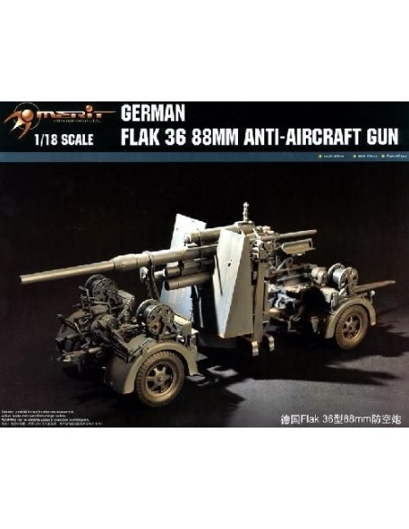 1:18 German FlaK 36 88mm Anti-Aircraft Gun