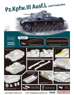 1:72 PZKPFW III AUSF L LATE PROD W/NEO TRACK