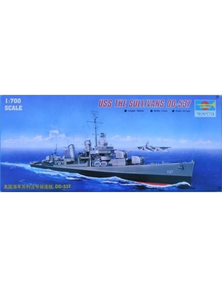 1:700 USS THE SULLIVANS DD-537