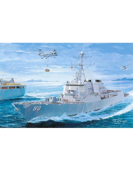 1:700 USS ROOSEVELT DDG-80 ARLEIGH BURKE FLIGHT