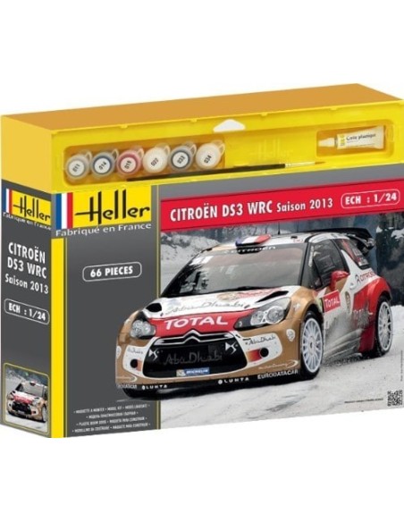 1:24 CITROEN DS3 WRC'13 "Abu Dhabi" (66 pièces)