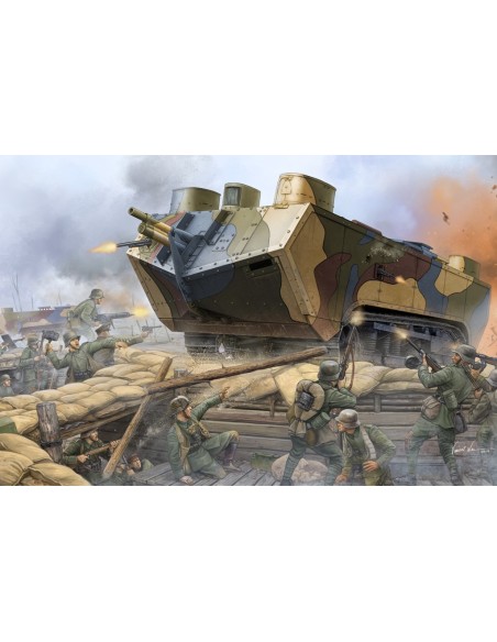 1:35 French Saint-Chamond Heavy Tank -Early