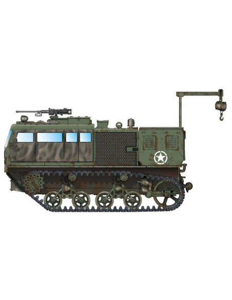 1:72 M4 HIGH SPEED TRACTOR -155MM/8IN/240MM