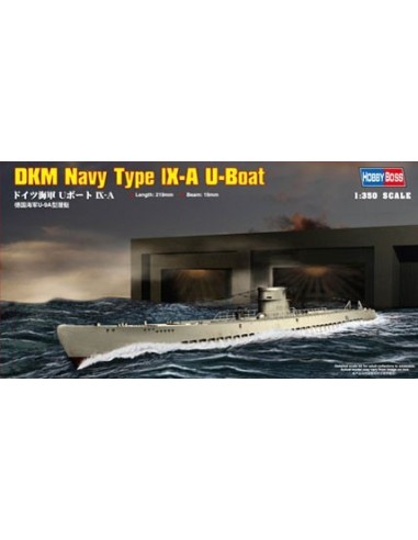 1:350 DKM Navy Type IX-A U-Boat