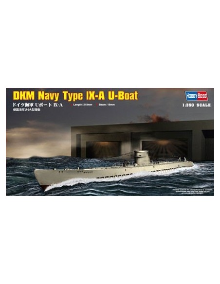 1:350 DKM Navy Type IX-A U-Boat