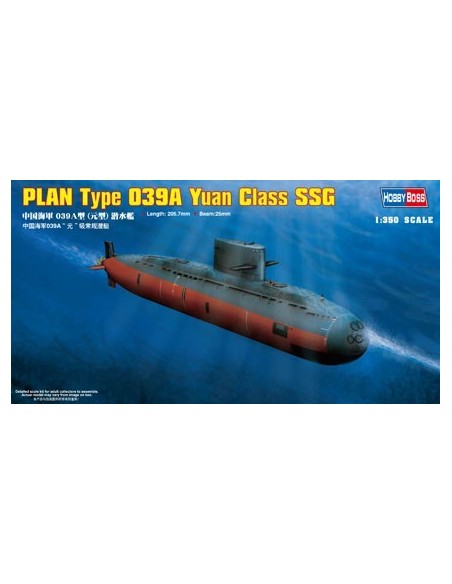 1:350 PLAN Type 039A Yuan Class Submarine