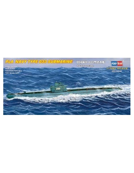 1:700 PLA Navy Type 033 Submarine