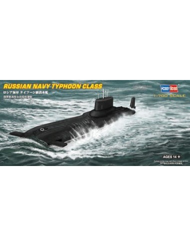 1:700 Russian Navy Typhoon Class Submarine