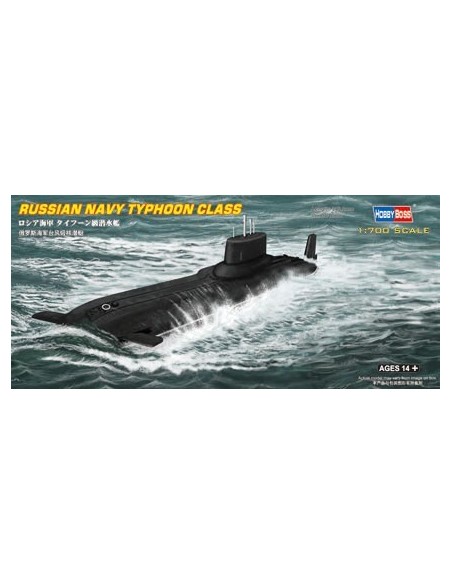 1:700 Russian Navy Typhoon Class Submarine