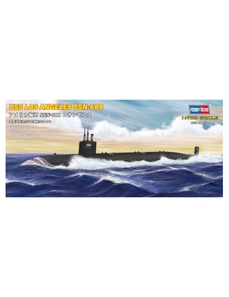 1:700 USS Navy Los Angeles Submarine SSN-688