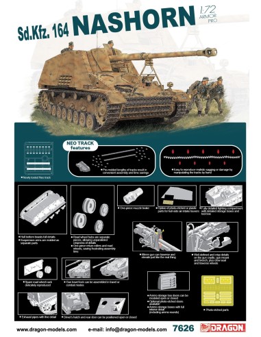 1:72 SD.KFZ.164 NASHORN W/NEO TRACK