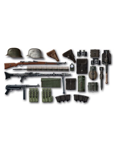 1:35 WWII German Infantry Weapons & Equipment  