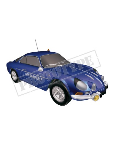 1:18 Alpine Renault A110 1600S 1971 - "Gendarmerie