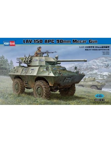 1:35 LAV-150 APC 90mm Mecar Gun