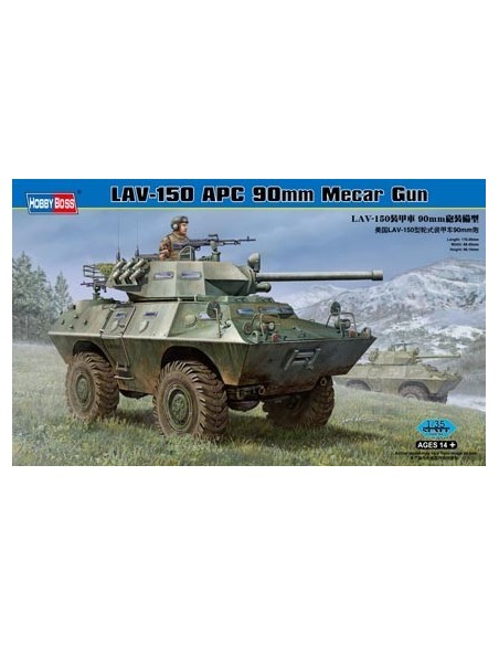 1:35 LAV-150 APC 90mm Mecar Gun