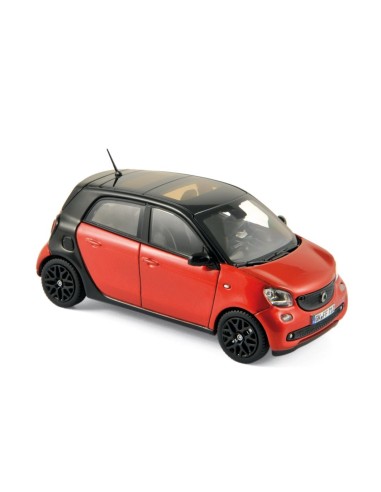 1:43 Smart Forfour 2015 - Black & Red