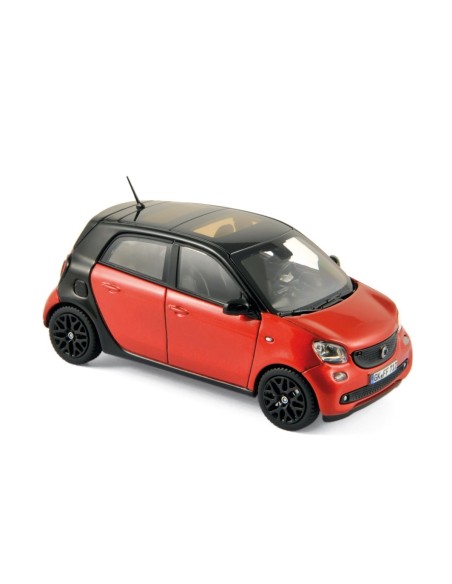 1:43 Smart Forfour 2015 - Black & Red