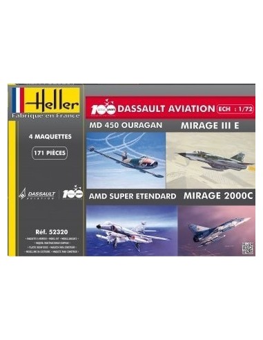 1:72 Coffret 100 ANS Dassault Aviation