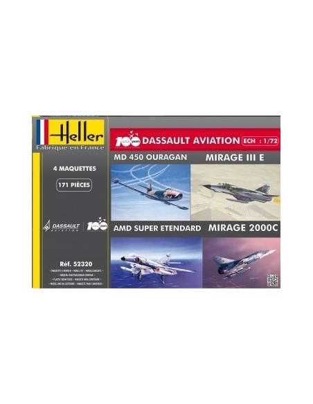 1:72 Coffret 100 ANS Dassault Aviation