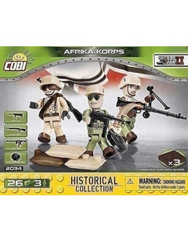 26 PCS SMALL ARMY DEUTCHES AFRICA KORPS