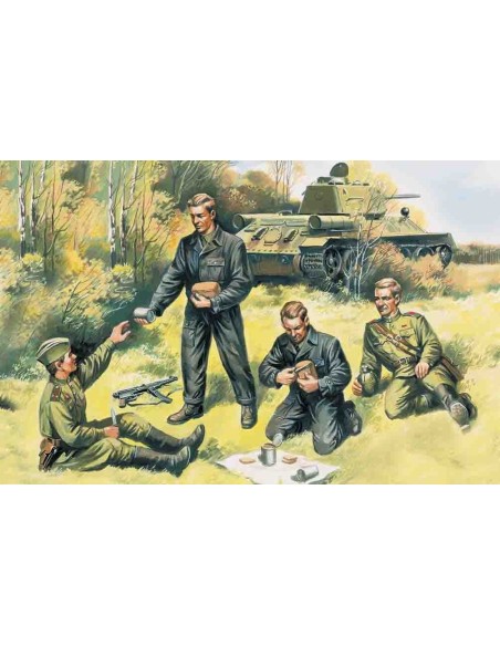 1:35 Soviet Tank Crew (1943-1945)