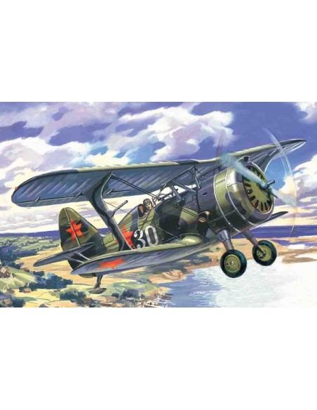 1:72 I-15 Bis WWII Soviet Biplane Fighter