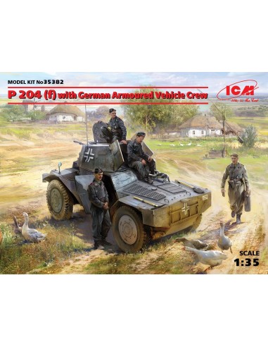 1:35 P204 (f) with German Armoured Vehicle Crew