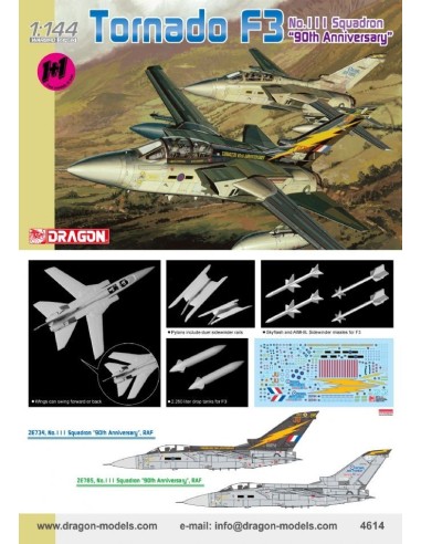 1:144 TornadoF.3 No.111 Squadron"90thAnniversary"