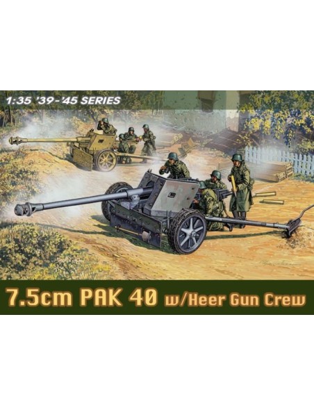 1:35 7.5cm PAK 40 w/HEER GUN CREW