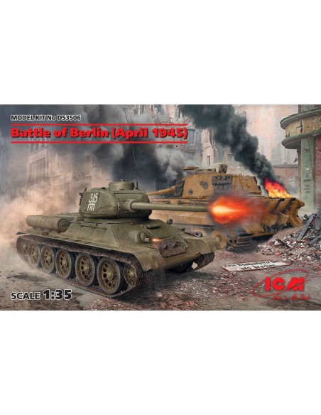 1:35 Battle of Berlin (April 1945) (T-34-85, King