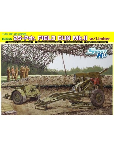 1:35 British 25pdr Field Gun Mk.II w/Limber