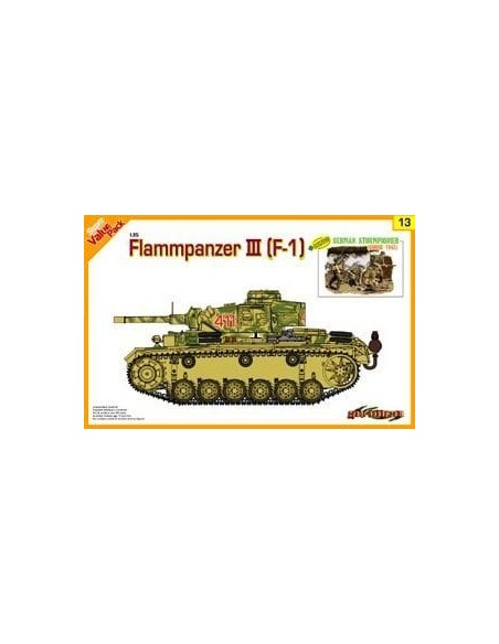 1:35 Flammpanzer III + Bonus German Sturmpionier