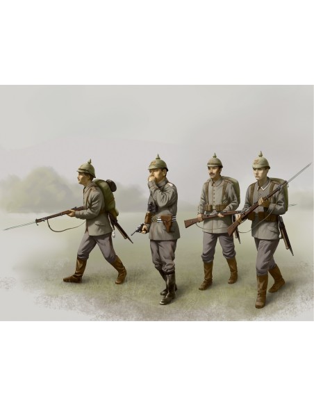 1:35 German Infantry 1914 (4 fig)