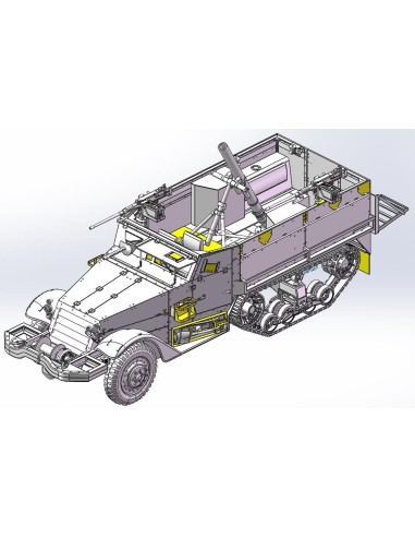 1:35 ID M3 Halftrack Mortar Carrier