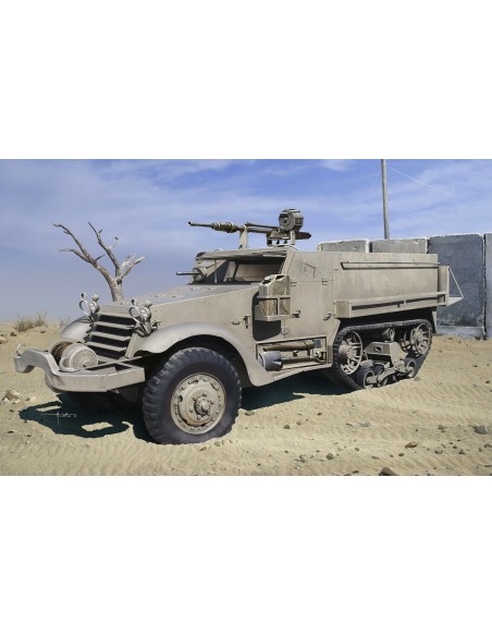 1:35 IDF M3 Halftrack w/20mm Hispano-Suiza